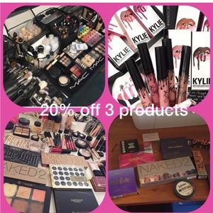 1 PALETTE + 3 FULL SIZE PRODUCTS NIB AUTHENTIC HIGH END - $300 VALUE